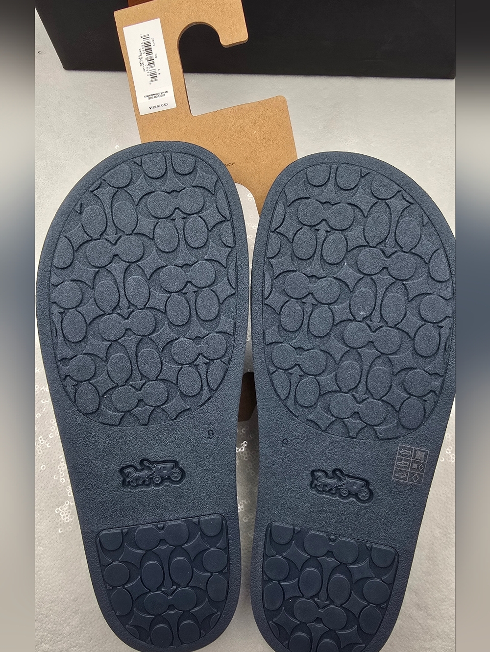 Udele Denim Slip-on Sport Slide In Regenerative Cotton Signature Denim Women's 9 - Picture 5 of 10
